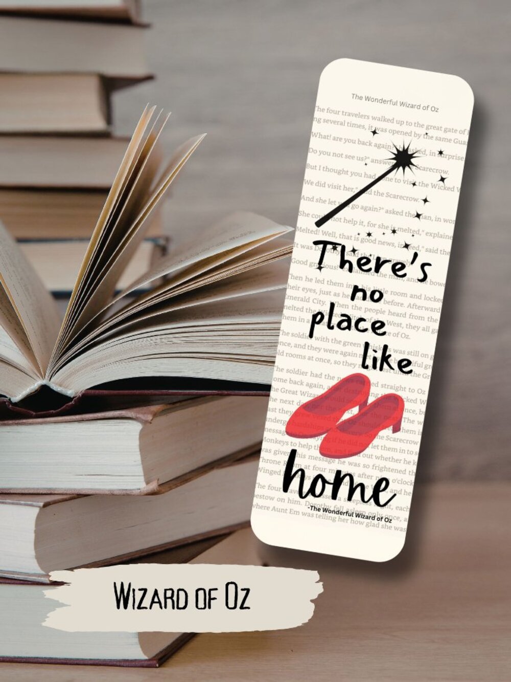 Wizard of Oz Bookish Book Page Bookmark